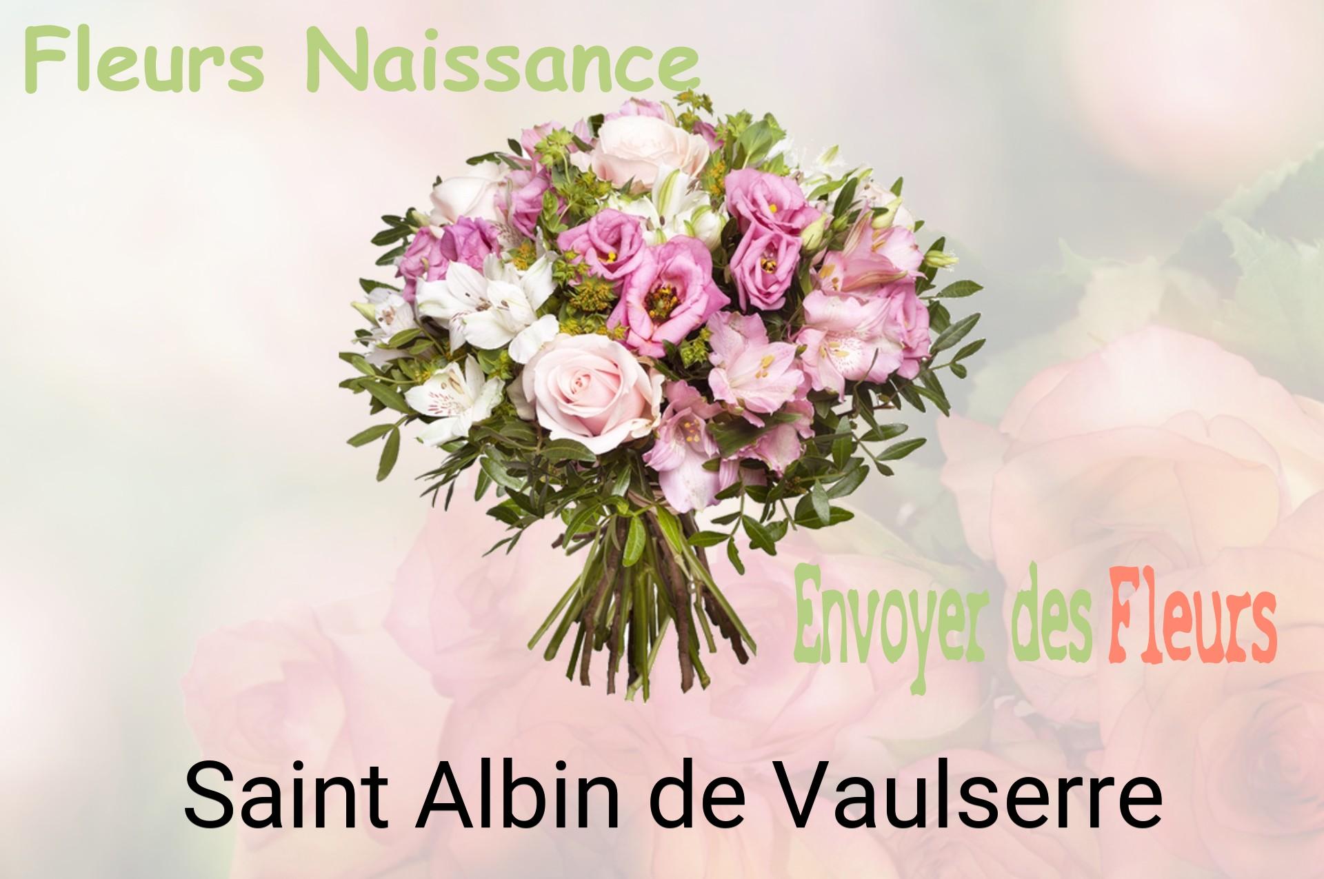 Bouquet de fleurs de naissance livré à Saint-Albin-de-Vaulserre